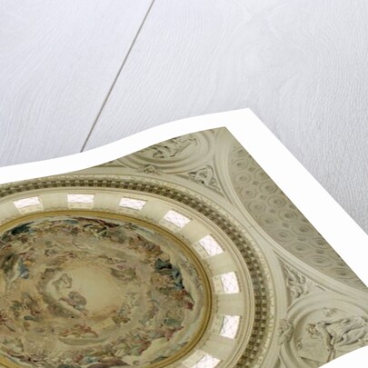 View of the interior of the dome, 1663-65 by Pierre Mignard