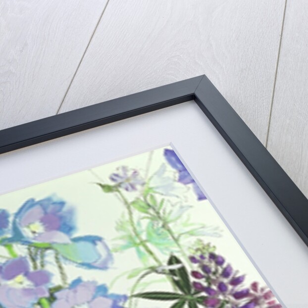 Delphiniums and Foxgloves by Claire Spencer