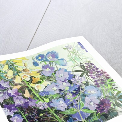 Delphiniums and Foxgloves by Claire Spencer