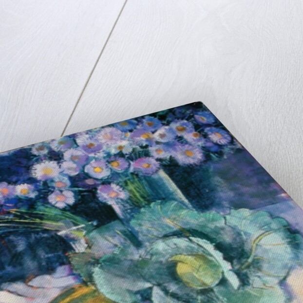 Still Life with Fruit and Flowers by Claire Spencer