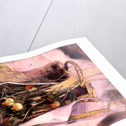 Basket of Dried Flowers by Claire Spencer