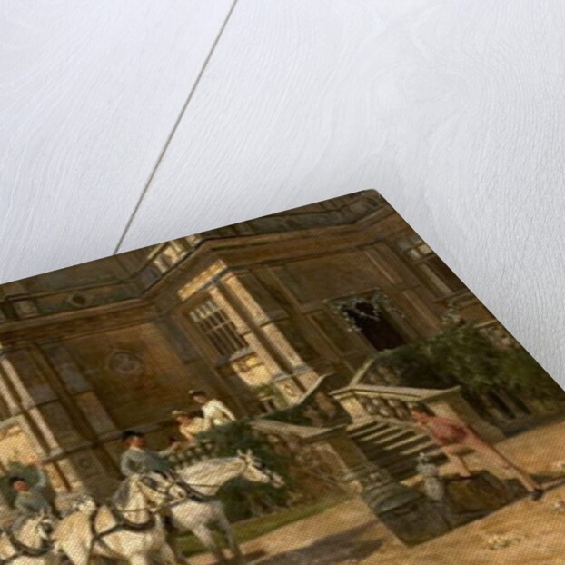 Front View of Wollaton Hall, Nottingham with Horse and Carriage, c.1880-1906 by Arthur Walker Redgate