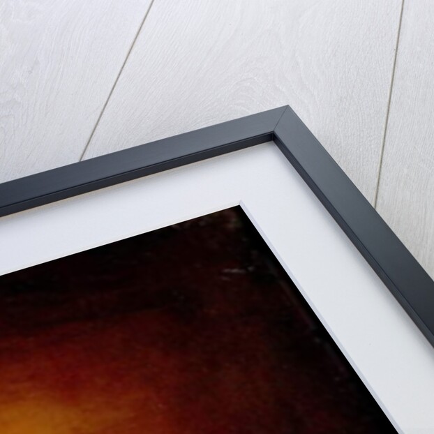 Nottingham Castle on Fire, 10 October 1831, mid-19th century by Henry Dawson