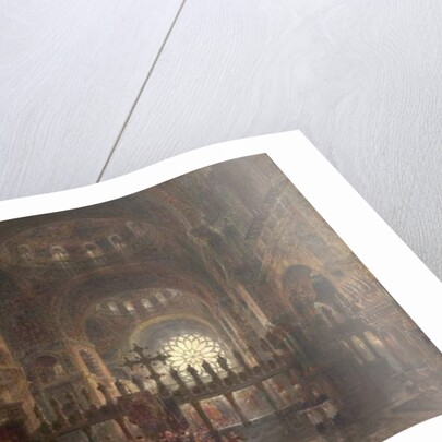 Interior of St Mark's Basilica, Venice, Italy, 1877 by Wyke Bayliss