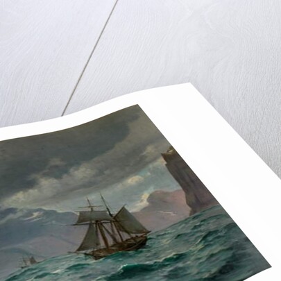 Cape North, Icelend, 1884 by Christian Vigilius Blache