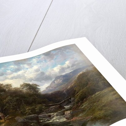 A Mountain Stream by Clarence Roe