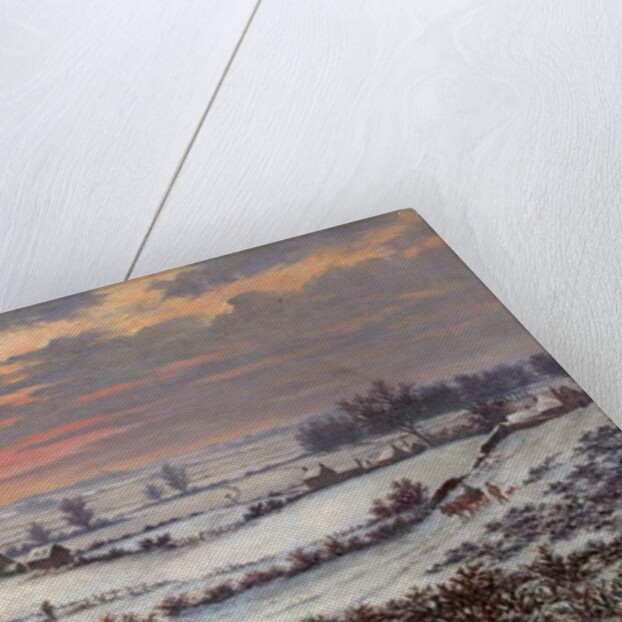 Snow Piece, Bulwell Forest, Nottinghamshire by Thomas Barratt