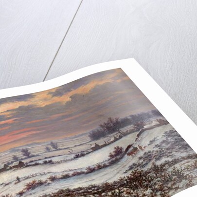 Snow Piece, Bulwell Forest, Nottinghamshire by Thomas Barratt