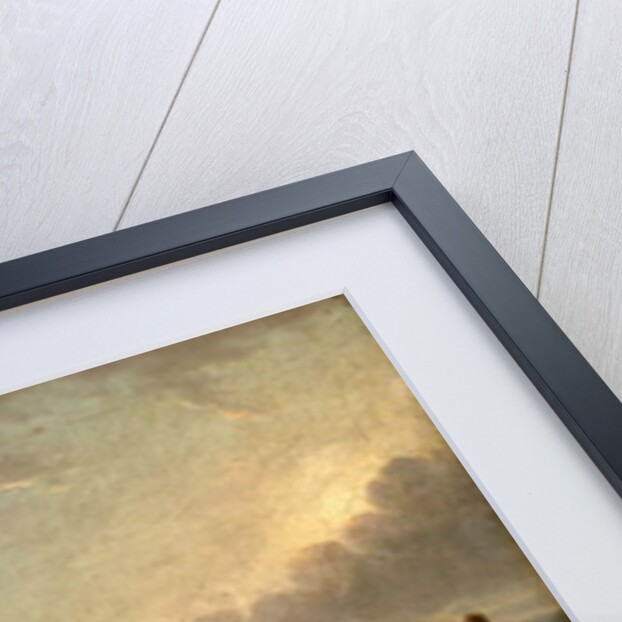 River Scene with Sea and Classical Ruins by Richard (after) Wilson