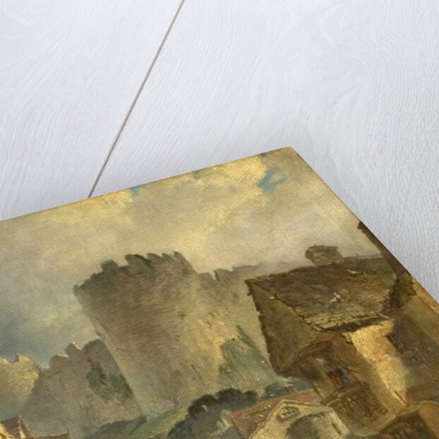 Conway Castle, North Wales, 1861 by Charles Tattershall I Dodd