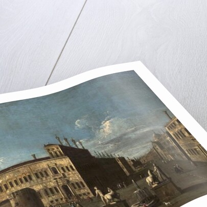 Piazza di Monte Cavallo, Rome, Italy by Antonio Canaletto