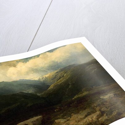 Deer Stalking in the Highlands, a Quiet Shot, 1860 by Edmund John Niemann