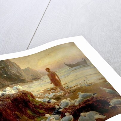 An Old World Wanderer, 1887 by Briton Riviere