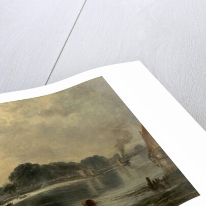 The Thames at Chiswick, London, 1865 by Samuel Bough