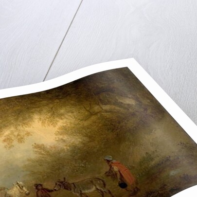 Gypsies Striking Camp by Edmund Bristow