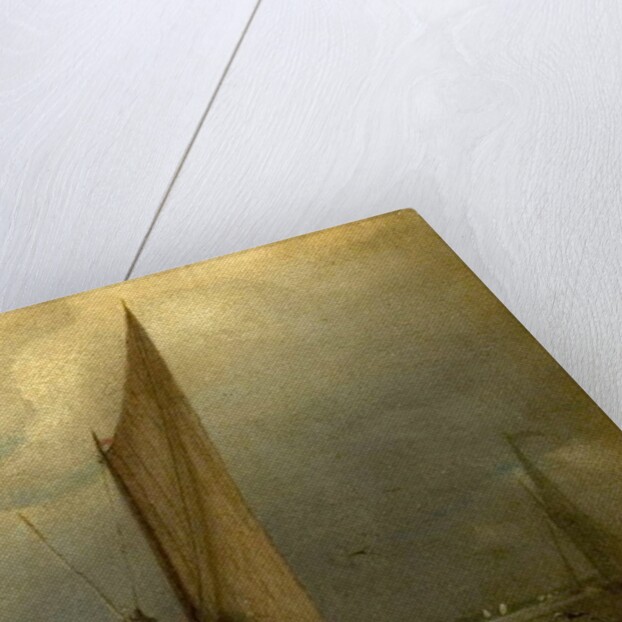 A River Scene with Barges, c.1825 by Augustus Wall Callcott