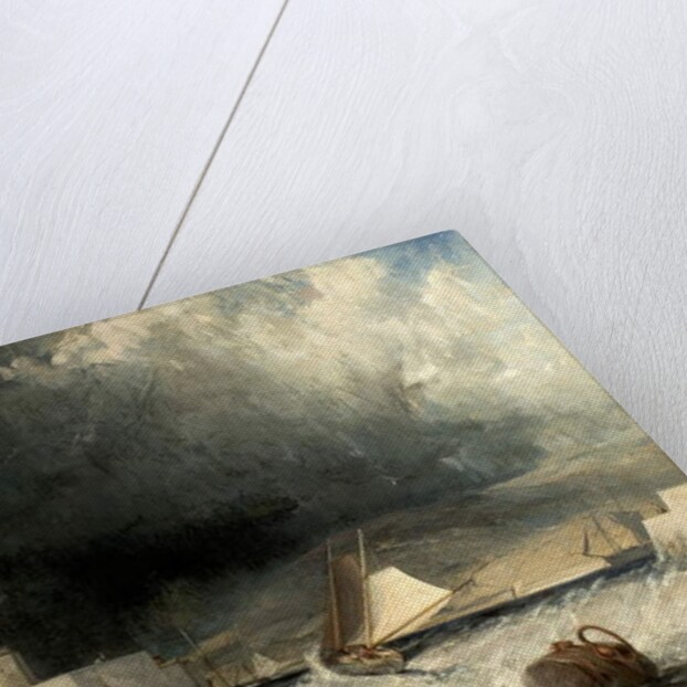 Whitby Harbour, North Yorkshire, 1836 by George Chambers