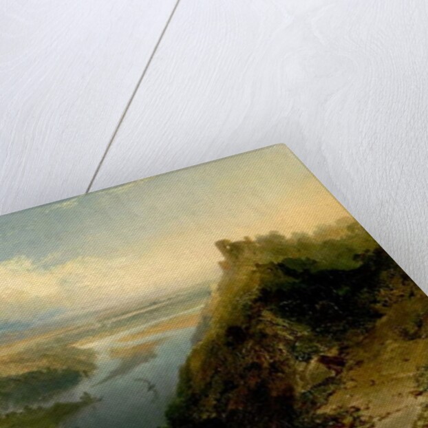 Arundel Castle, West Sussex, and Stream, 1855 by Edmund John Niemann