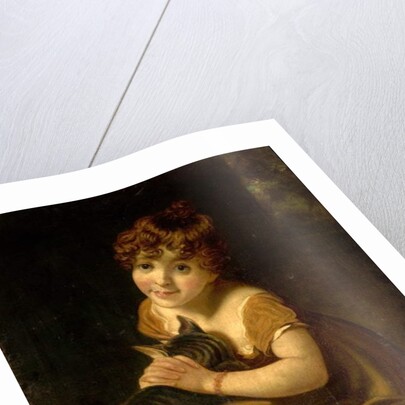 Girl with a Cat by John Opie