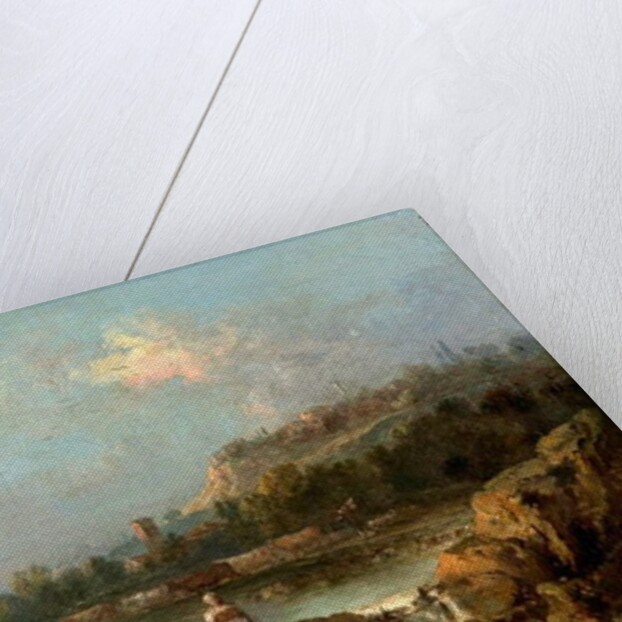 River Scene with Peasants by Francesco Zuccarelli
