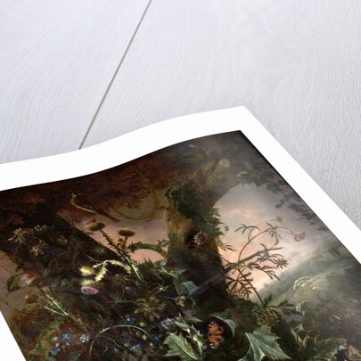 Still Life with Frog and Goldfinch by Matthias Withoos