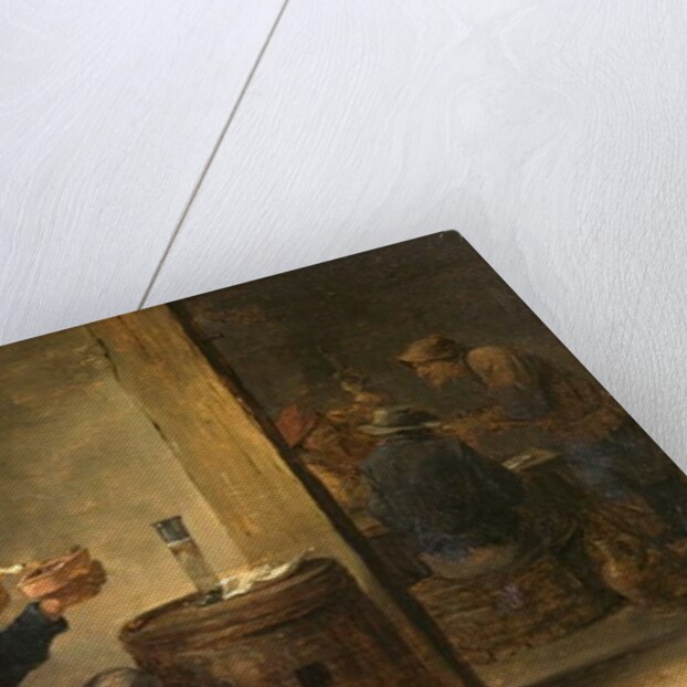 Peasant Smoking in an Interior, c.1650 by David the Younger Teniers