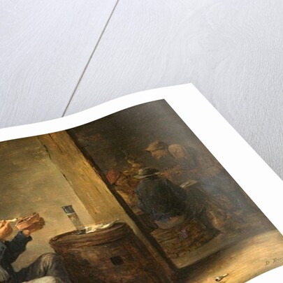Peasant Smoking in an Interior, c.1650 by David the Younger Teniers