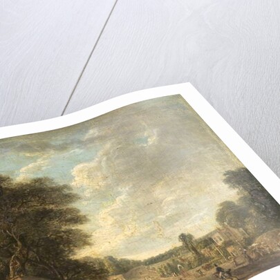 Bayswater Road, London, near the Old Temple Gate, 1806 by Paul Sandby