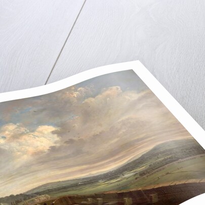 View from the Nottingham Castle Terrace Looking East, c.1845 by John Rawson Walker