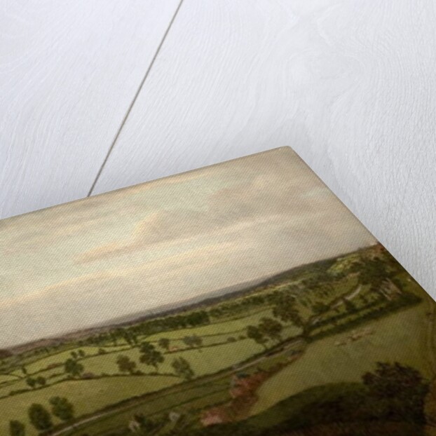 Nottingham Meadows from the Rock Cliff, where Lenton Road turns into Park Valley by Richard Bonington