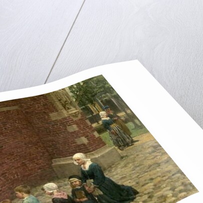 High Mass at a Fishing Village on the Zuyder Zee, Holland, 1876 by George Clausen