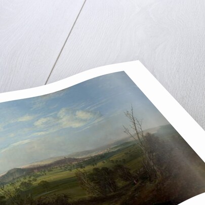 View of Nottingham from Wilford, c.1850 by John Rawson Walker