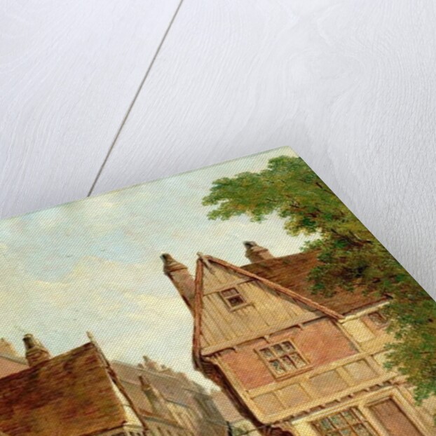 Old Houses, St. Peters Gate, Nottingham, 1842, 1870 by Reuben Bussey