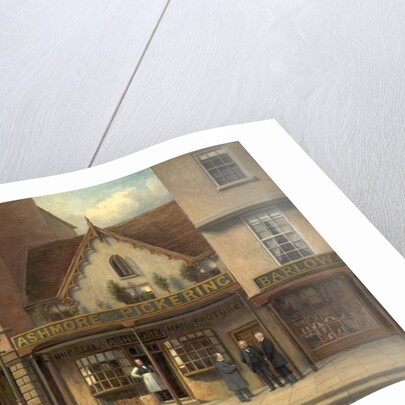 39, Long Row, the Market Place, Nottingham, 1879 by Sylvanus Redgate