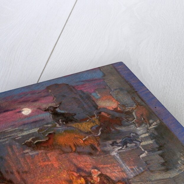 Study for 'Highland Raiders', c.1918 by William Shackleton