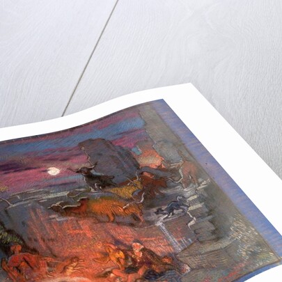 Study for 'Highland Raiders', c.1918 by William Shackleton