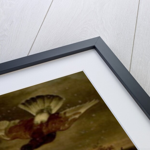 Cock and Hen with Chickens and Pigeons by Johannes Spruyt