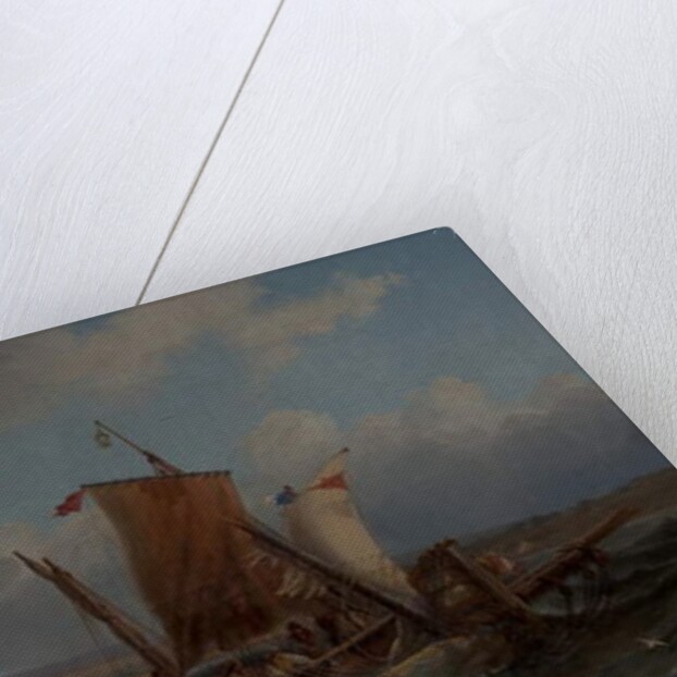 Shipping off North Yarmouth, 1959 by John Wilson Carmichael