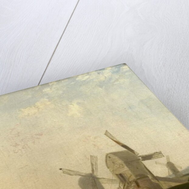 Windmills on Nottingham Forest, 1847 by Henry Smyth