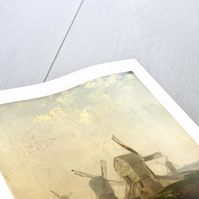 Windmills on Nottingham Forest, 1847 by Henry Smyth