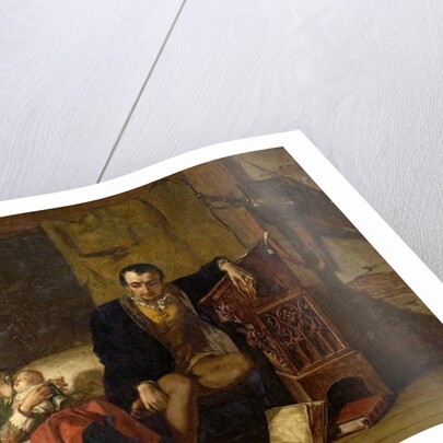 The Origin of the Stocking Loom, 1847 by Alfred W. Elmore