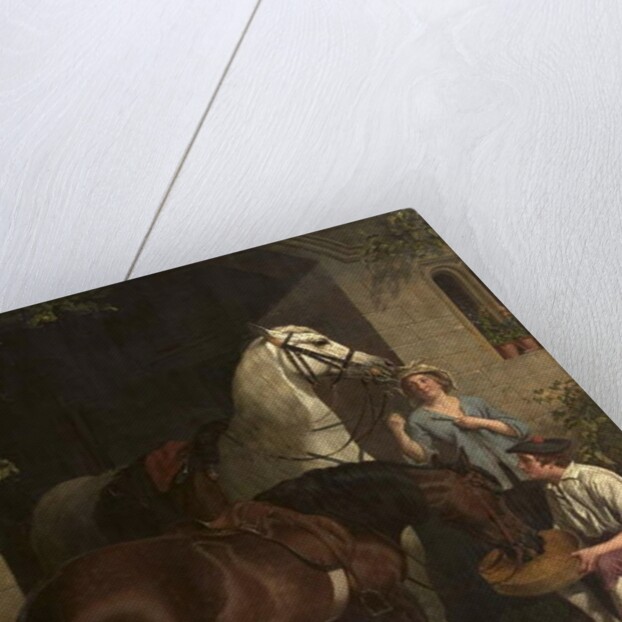 Feeding the Horses, 1858 by John Frederick Herring Snr