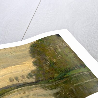 River Scene, the Lower Loire, France by Alexandre-Jacques Chantron