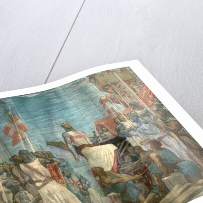 Richard the Lionheart Embarks on the Third Crusade, 1927 by Glyn Warren Philpot