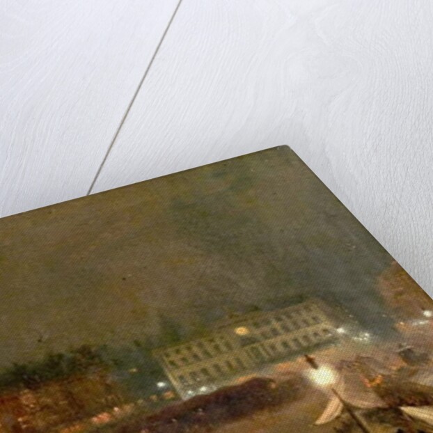 Torchlight Tattoo of Robin Hood Rifles, Nottingham Market Place, 1896 by Claude T. Stanfield Moore