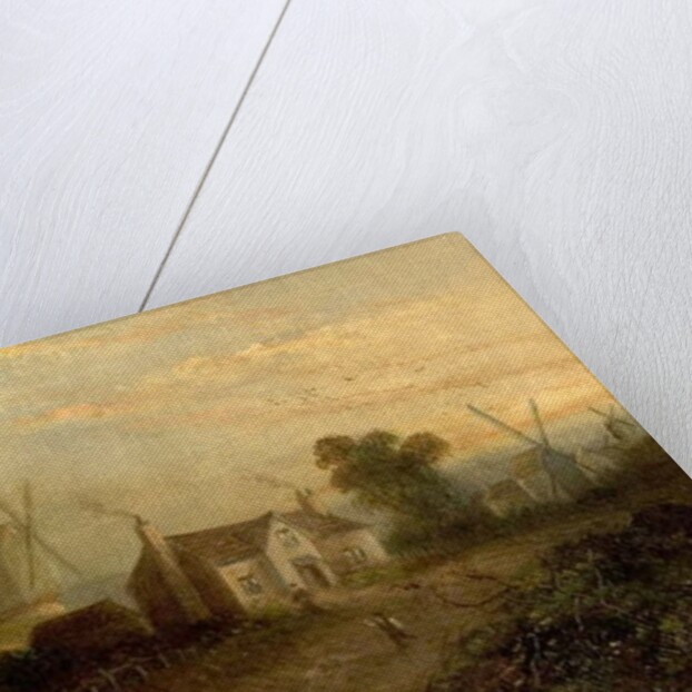 Mills and Gorse Bushes in Nottingham Forest, 1848 by Thomas Sturge Moore