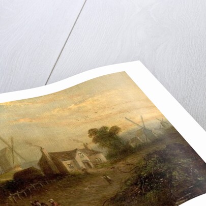 Mills and Gorse Bushes in Nottingham Forest, 1848 by Thomas Sturge Moore