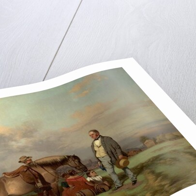 Joseph Fenton with His Family on the Meadows, Nottingham, 1840 by William Malbon