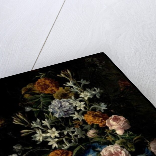 Flowers in a Basket by Jean-Baptiste Monnoyer