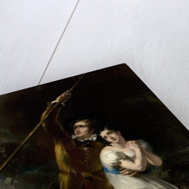 Celadon and Amelia in a Storm, 1840-49 by John Wood